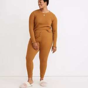 Madewell Ribbed Knit Pajama Lounge Set XXL NWT